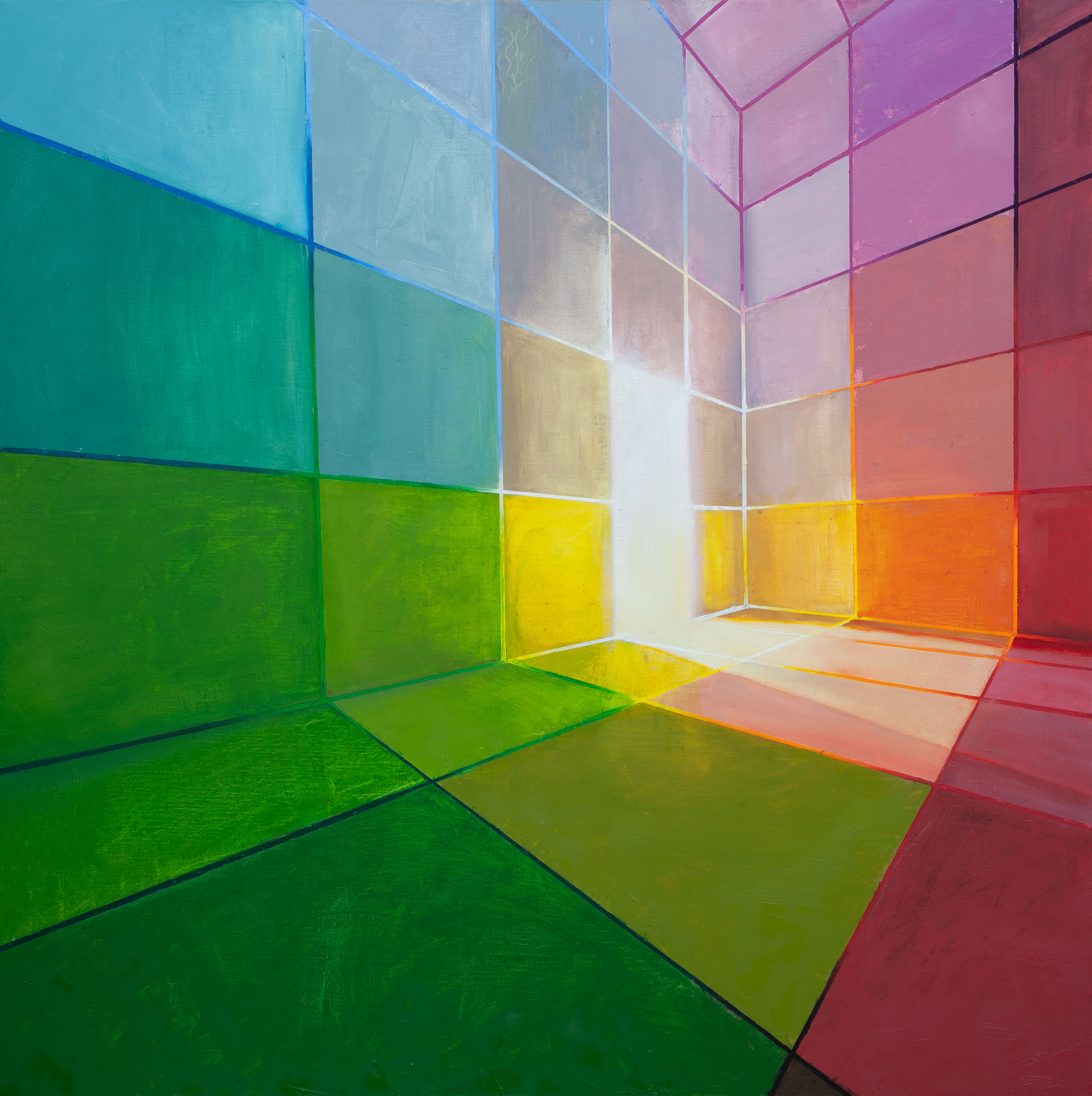 Cube with the light room