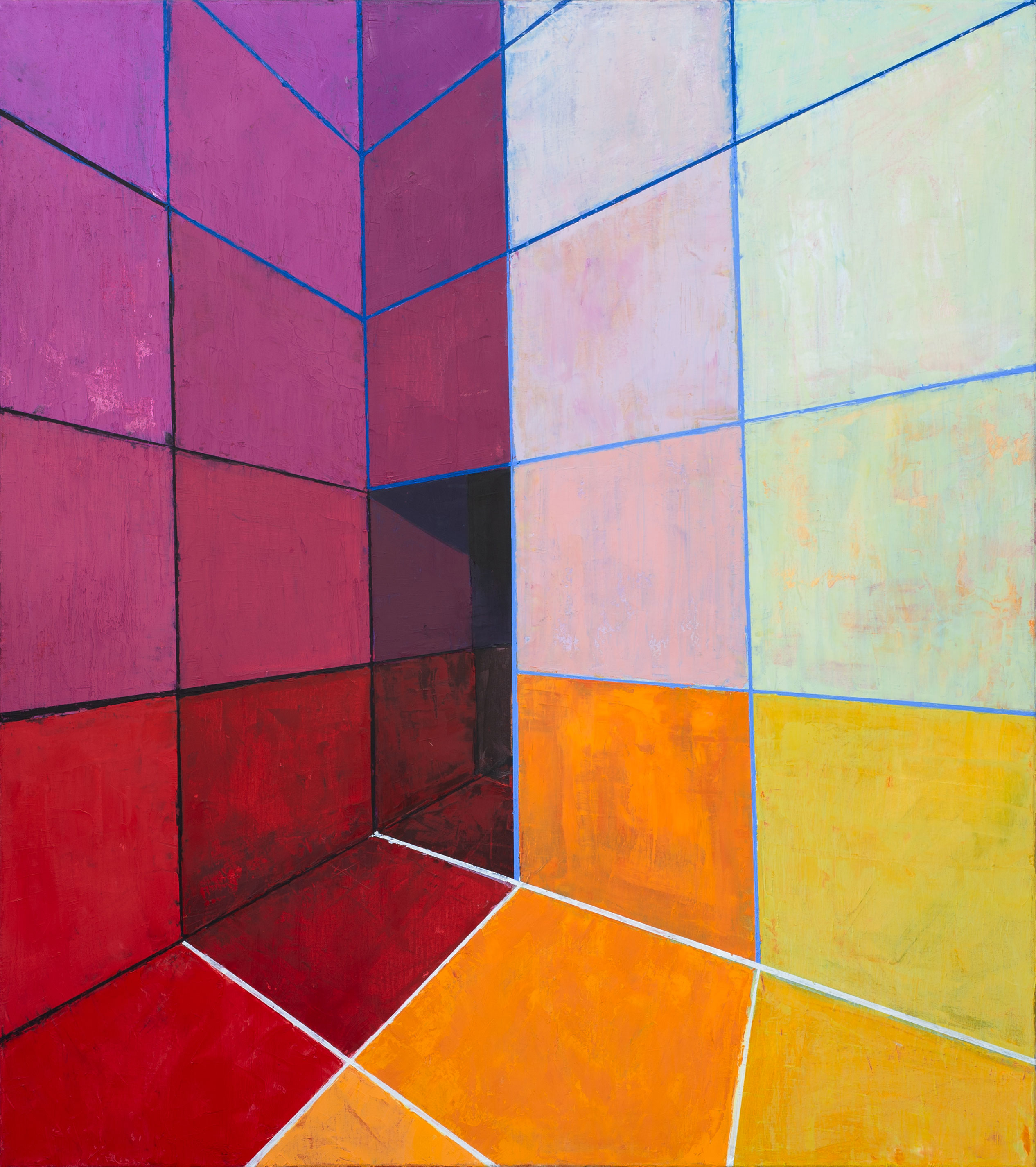 Cube with the dark room