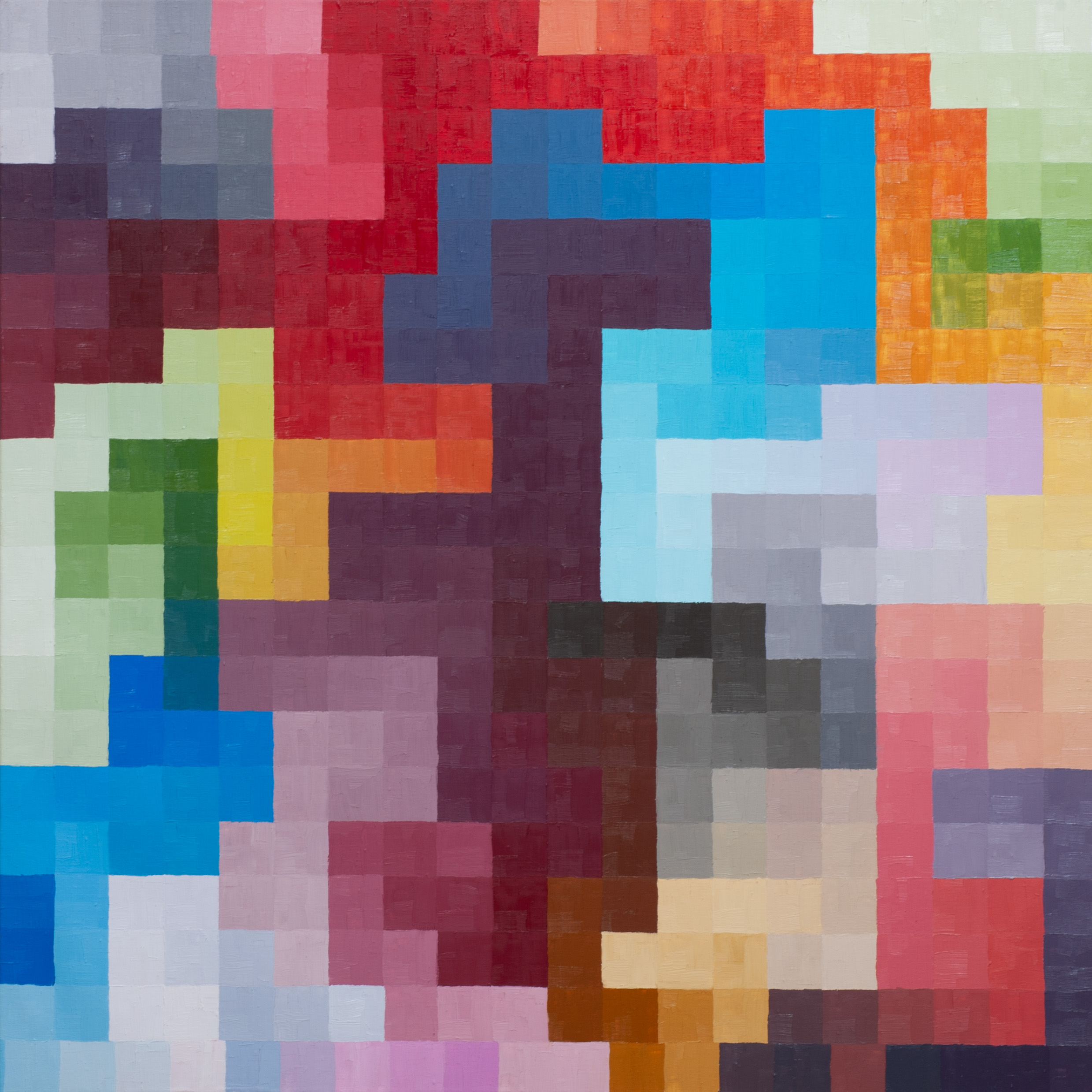 Grass hopper | oil on canvas | 100x100cm | 2025